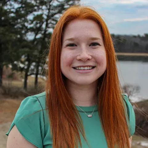 headshot of U N E Medical Biology and Latin American Studies student Samantha Dinsdale